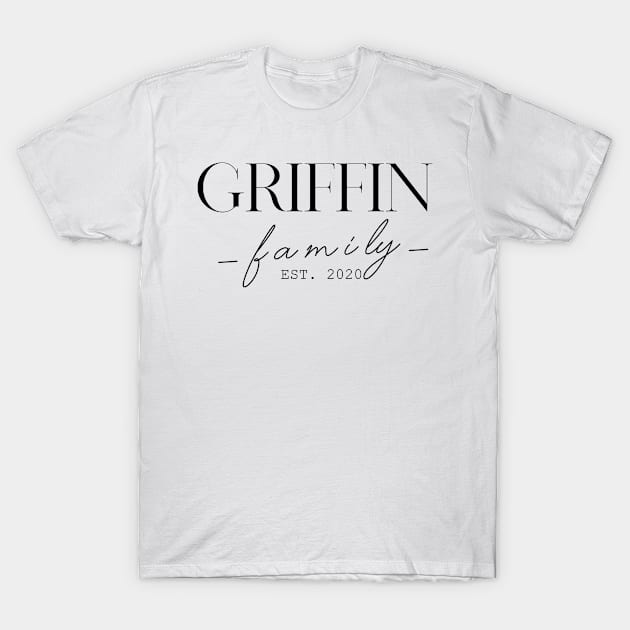 Griffin Family EST. 2020, Surname, Griffin T-Shirt by ProvidenciaryArtist